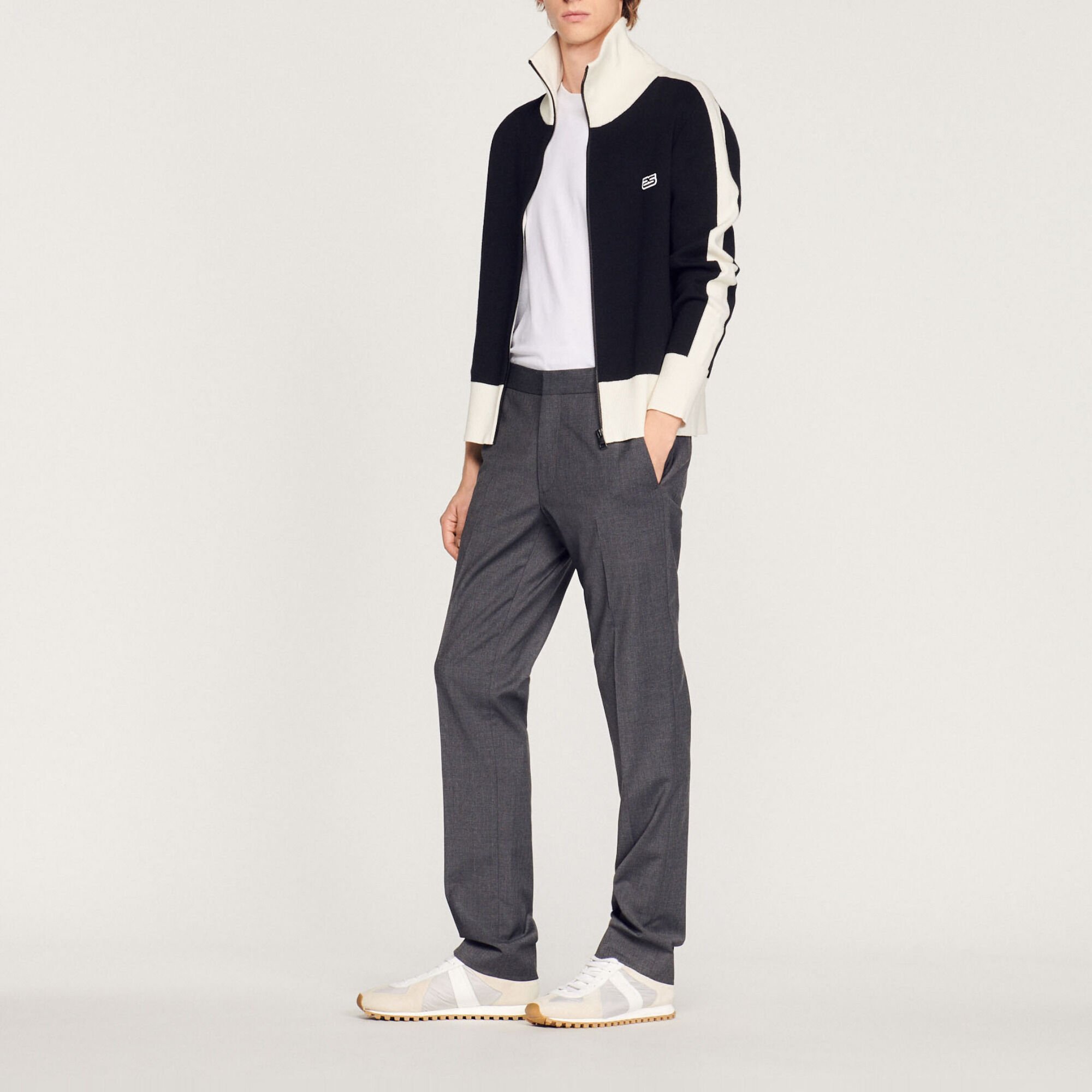 Virgin wool trousers