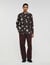 Floral print linen shirt