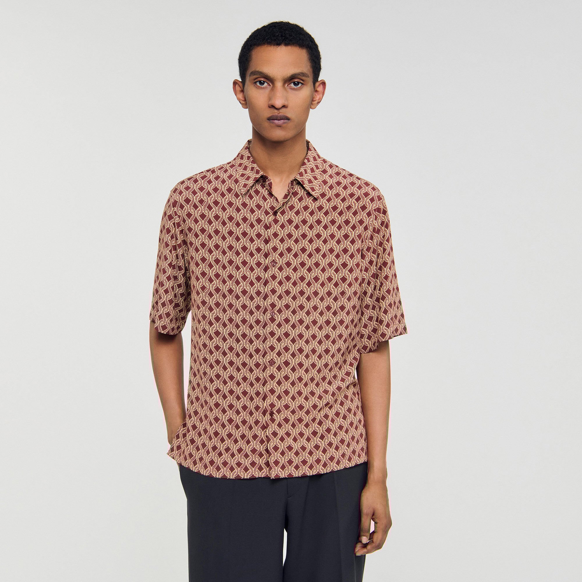 Rope print shirt
