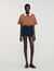 Short skirt with leather bands