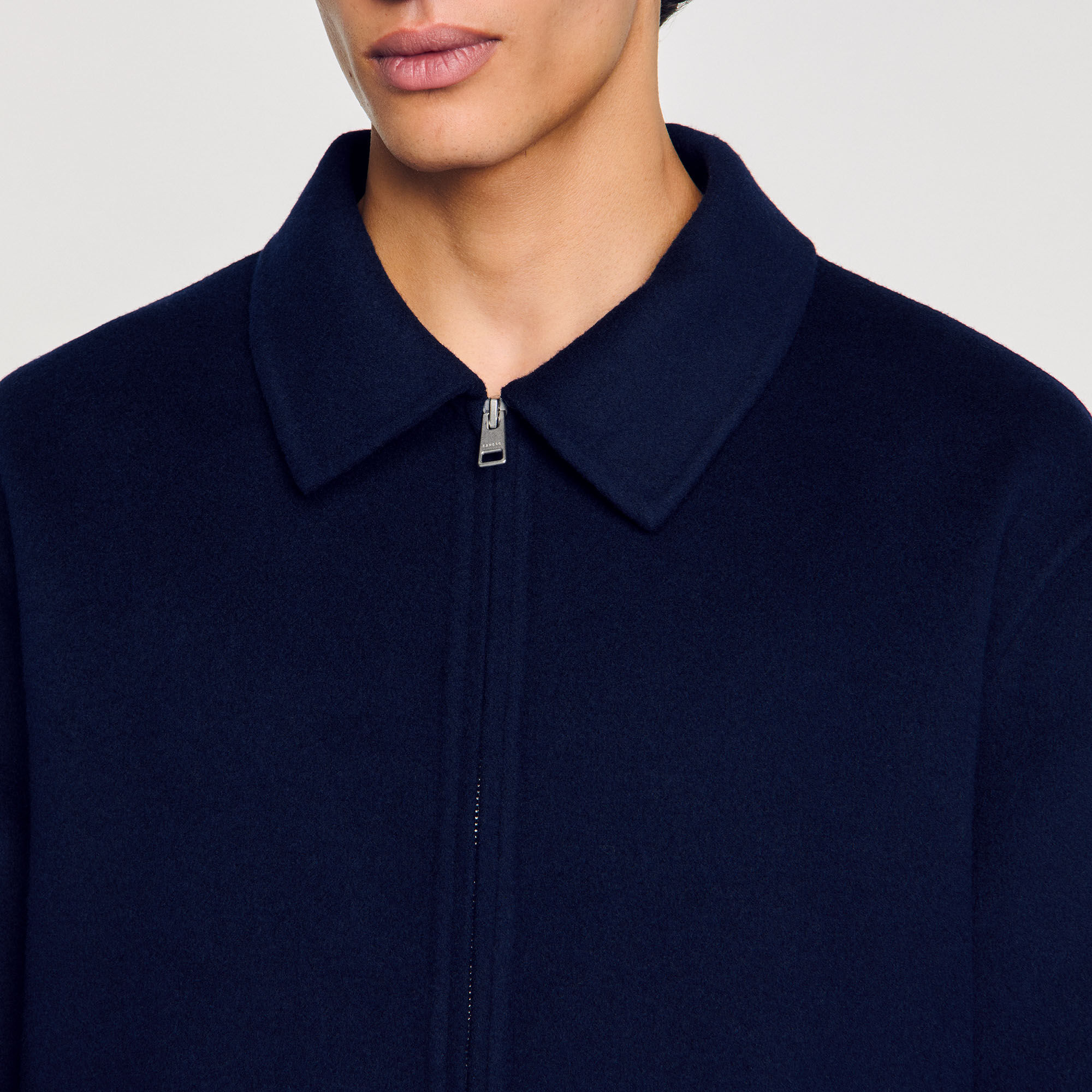 Double-faced wool jacket