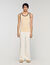 Cotton vest top with patch