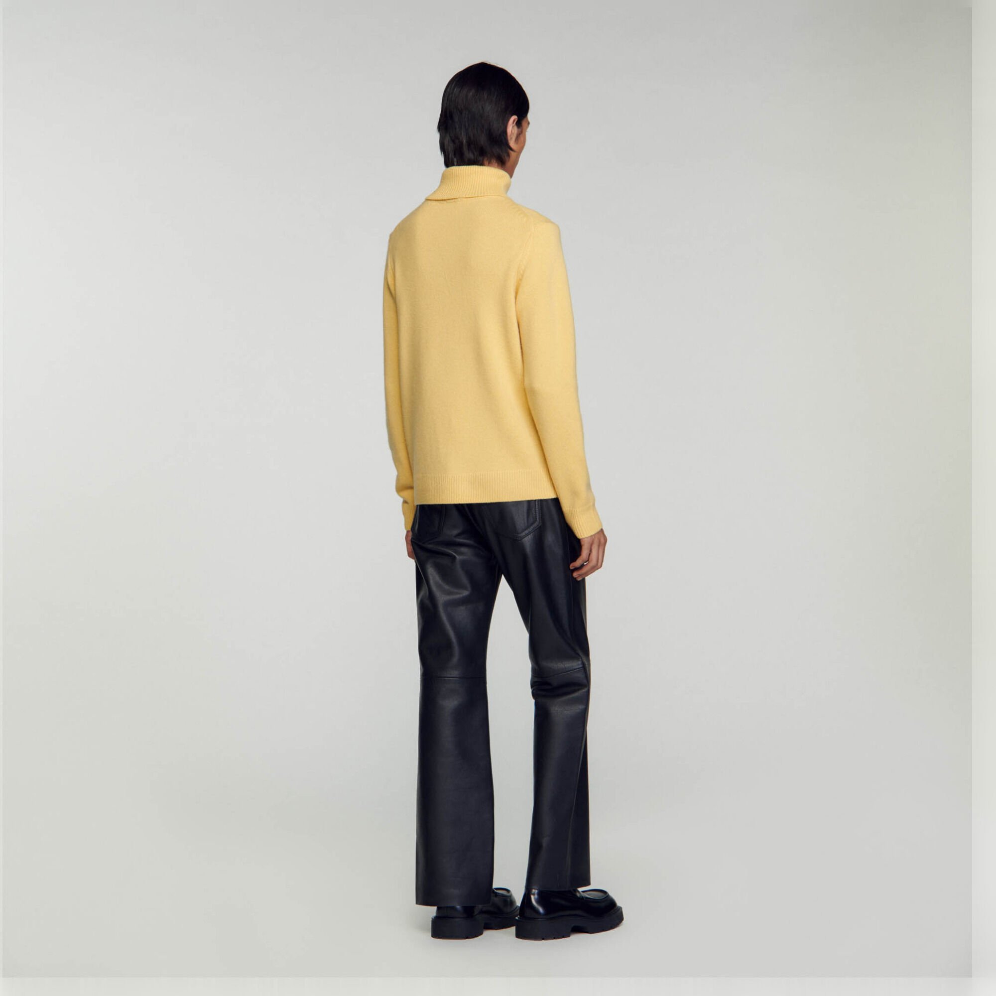 Wool and cashmere turtleneck jumper