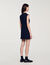 Short dress with buttons