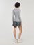 Wool layered effect jumper