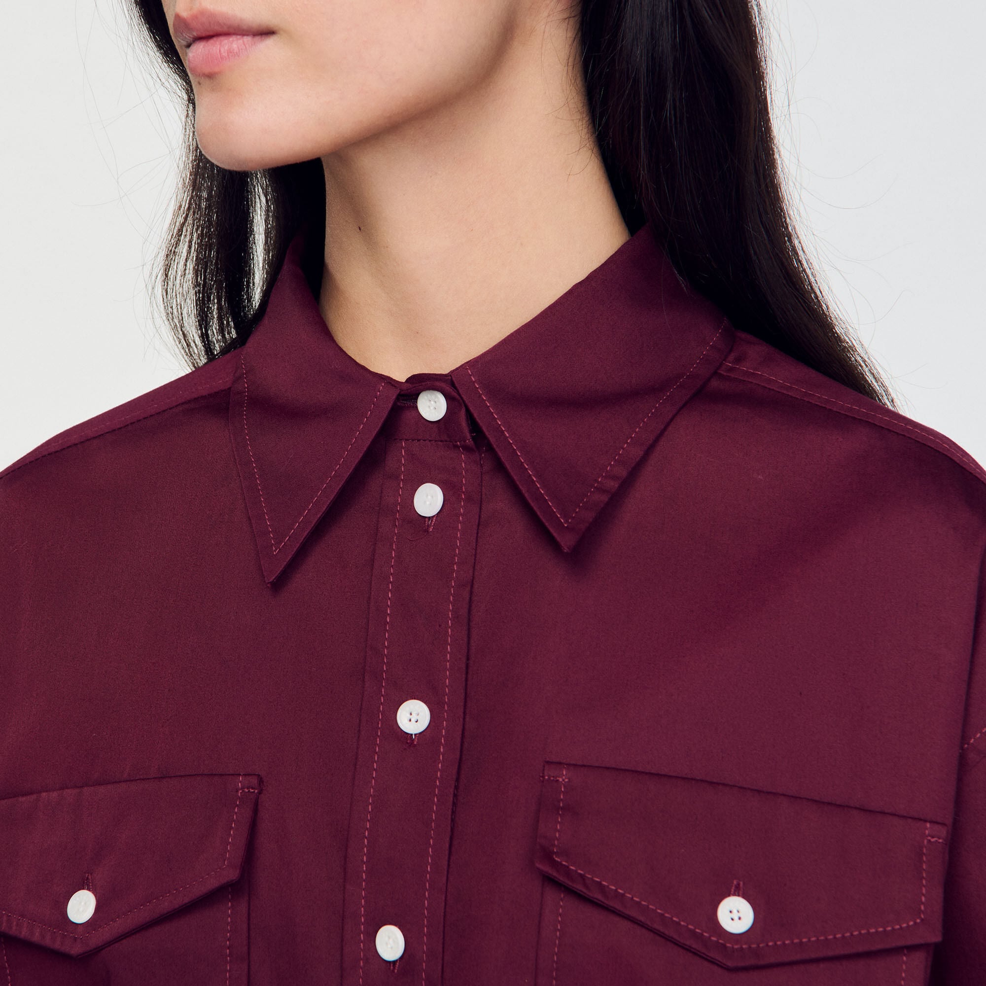 Cotton shirt - Women | Sandro