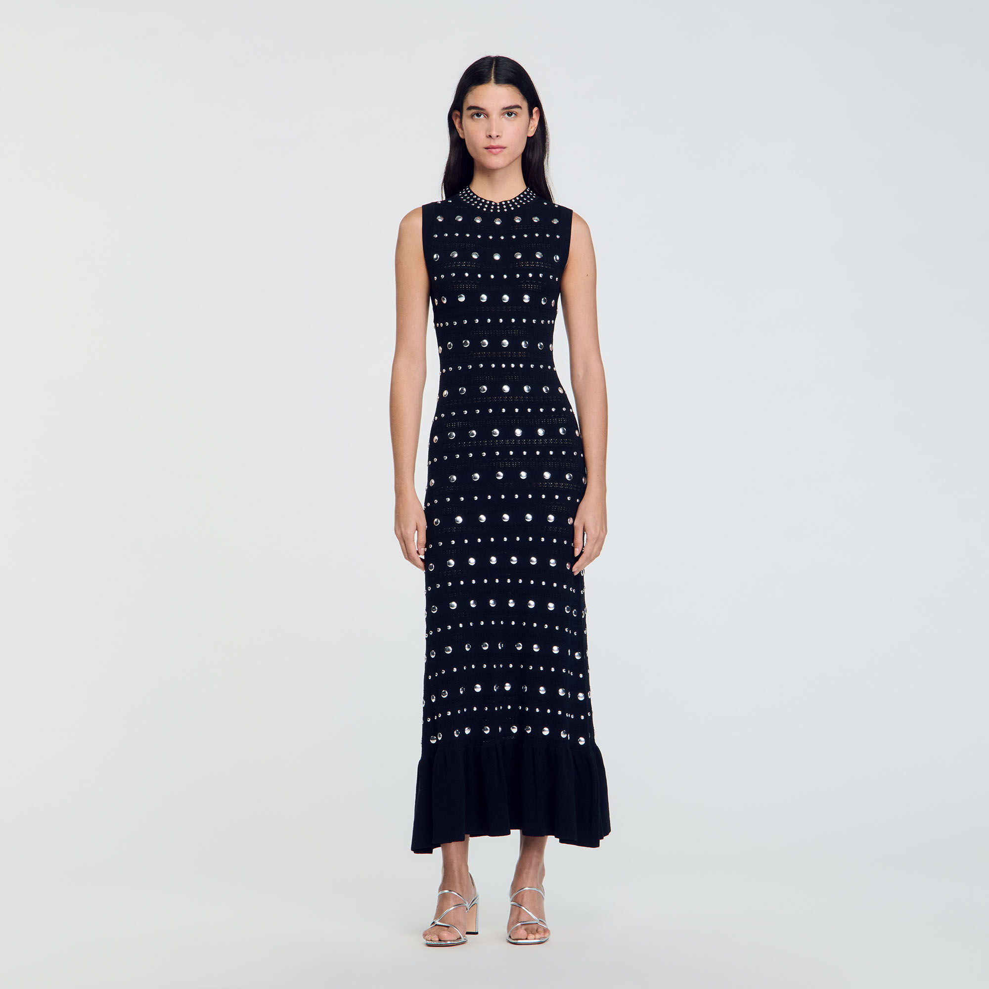 Sandro black dress store