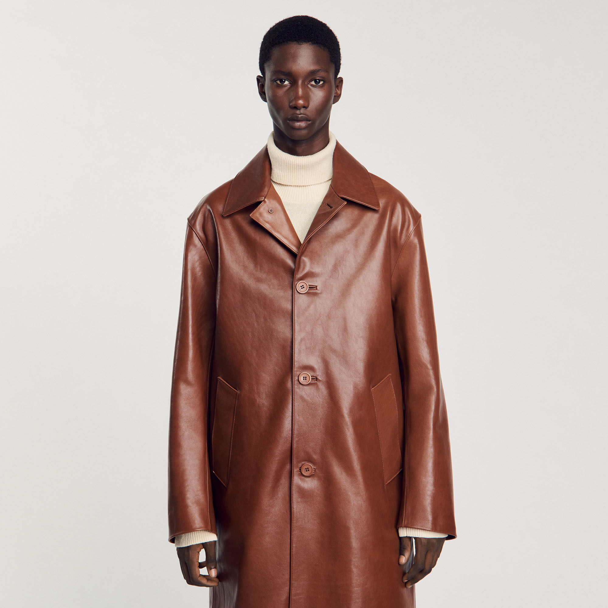 Leather mac