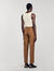 Elasticated straight-leg trousers