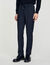 Elasticated straight-leg trousers