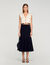 Long ruffled skirt