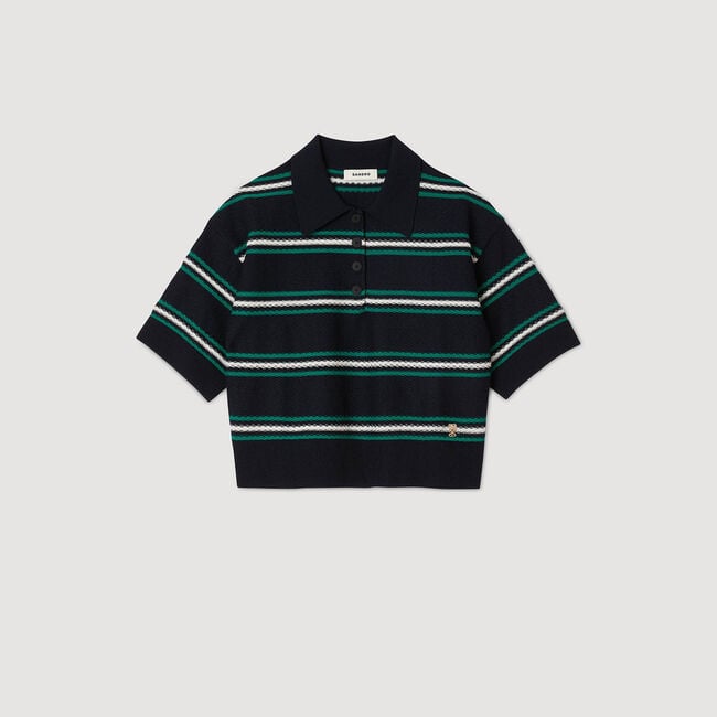 Polo-neck jumper