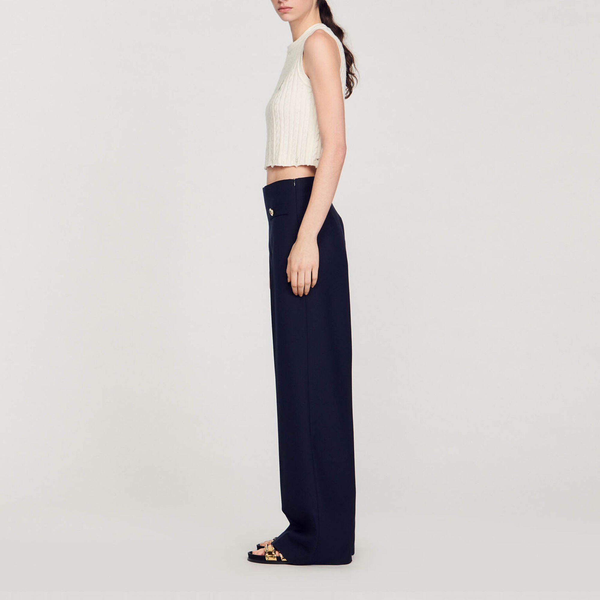 Wide-leg trousers