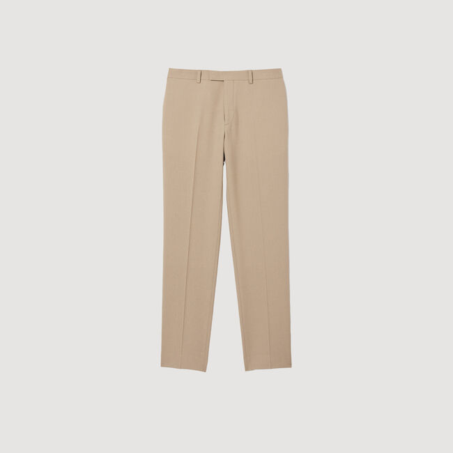 Wool suit trousers