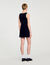 Short velvet knit dress