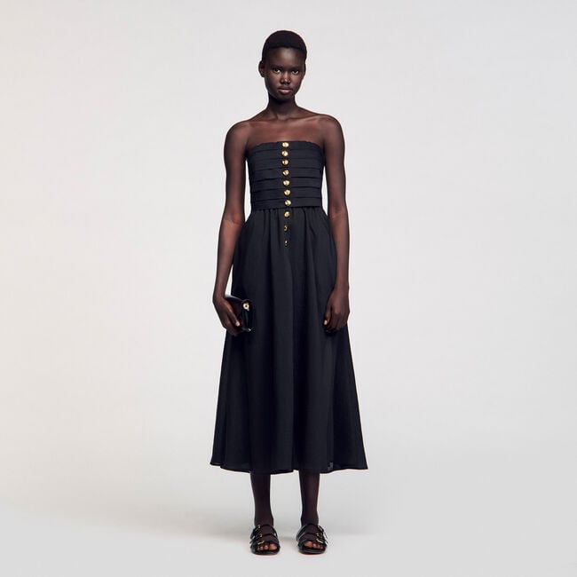 Long bustier dress