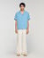 Loose-fit shark collar shirt