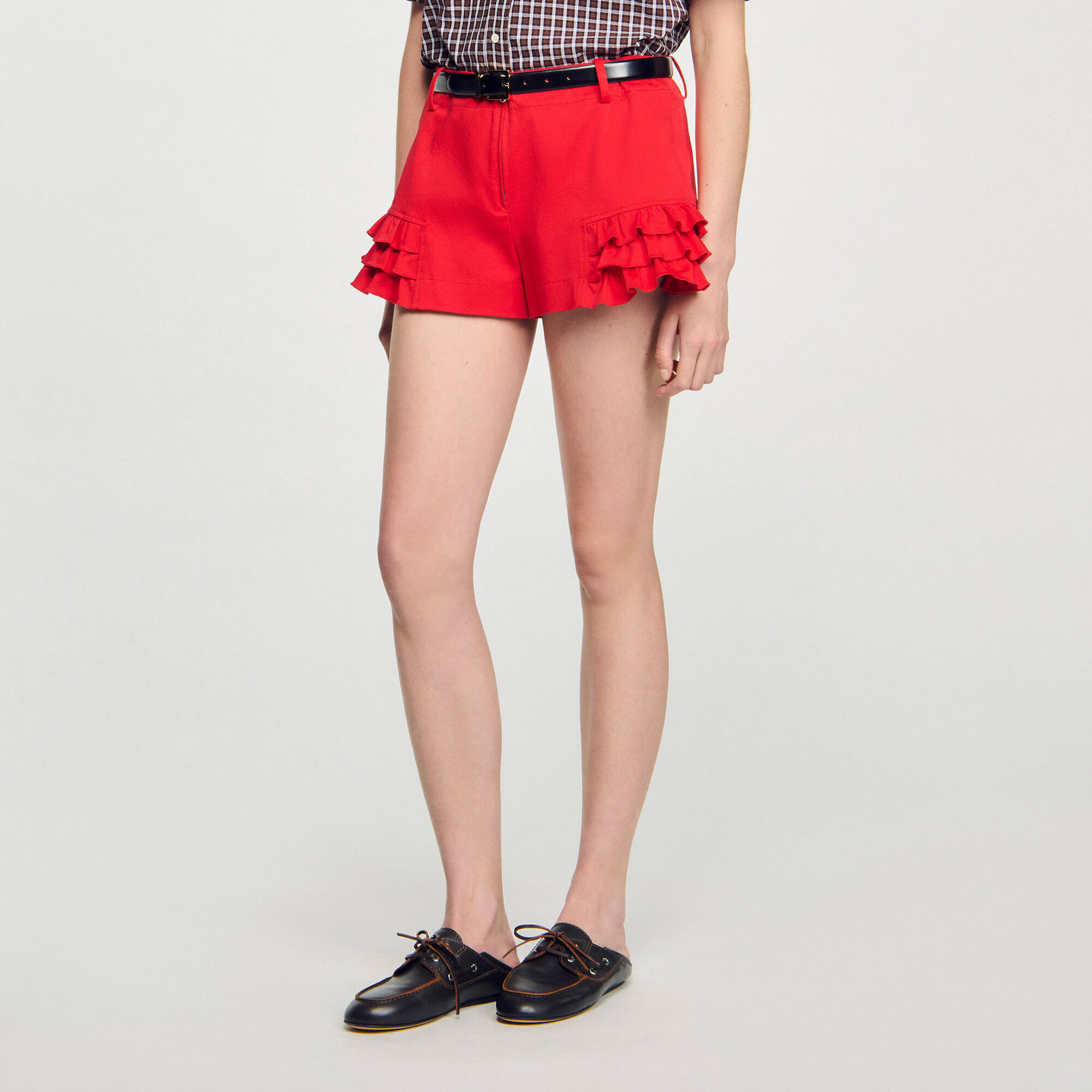 Ruffled shorts - Women | Sandro