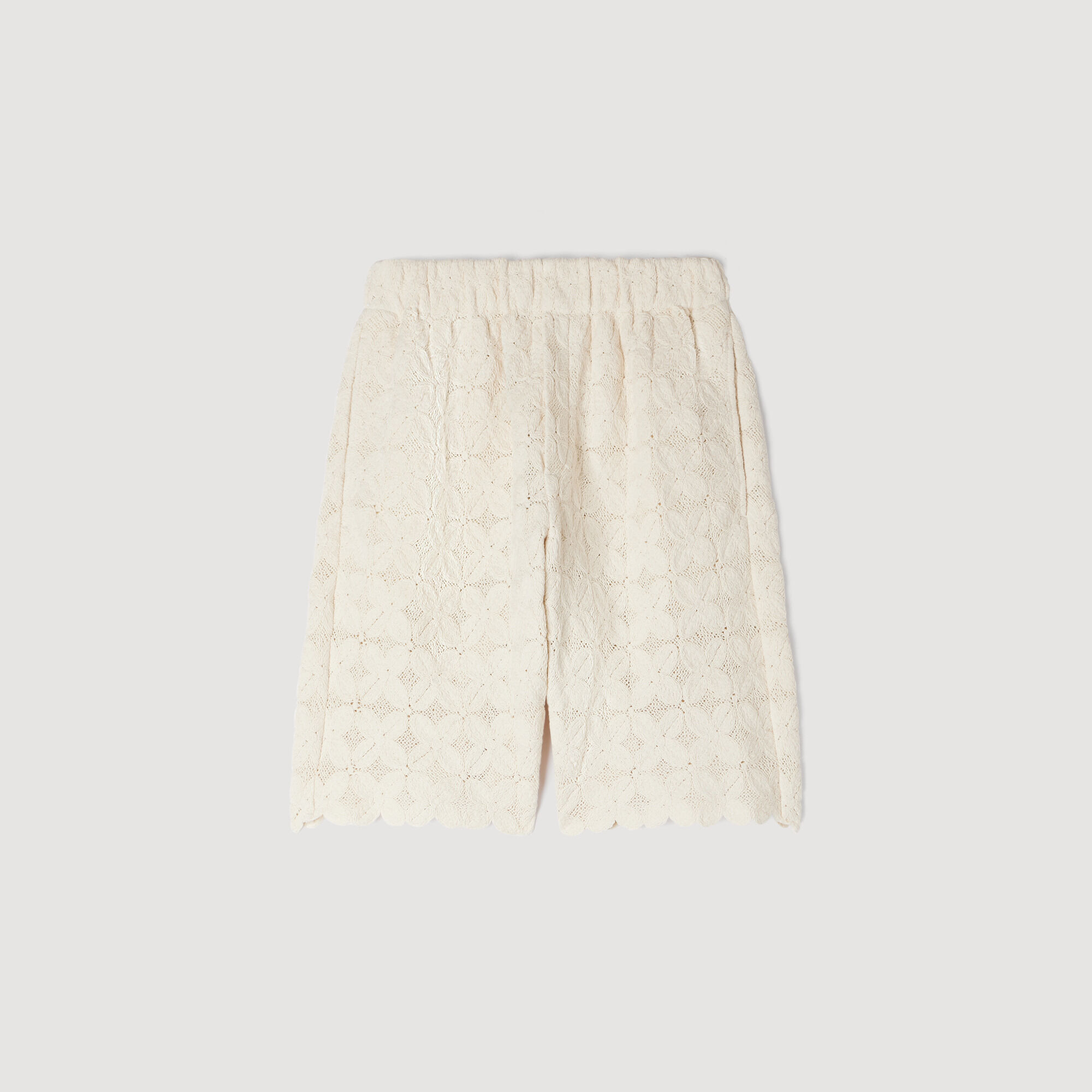 Broderie anglaise cotton shorts