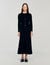 Textured knit maxi dress