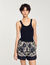 Rib knit vest top