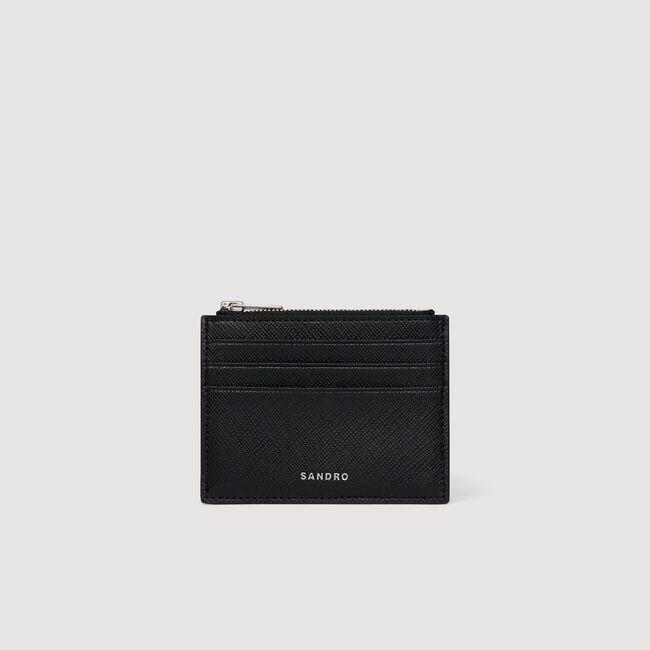 Reconstituted leather card holder