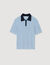 Two-tone polo shirt