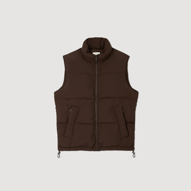 Sleeveless down jacket