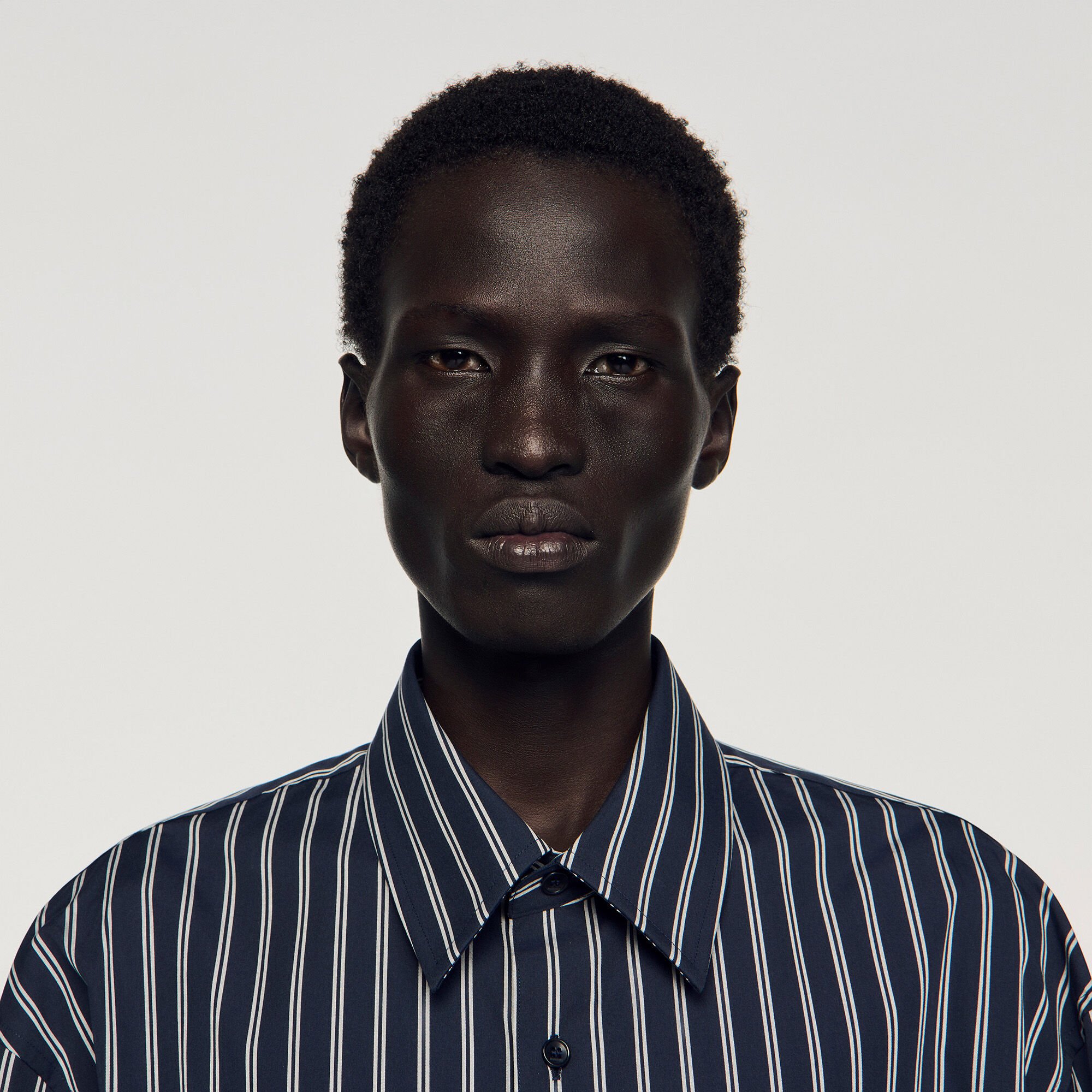 Striped cotton shirt