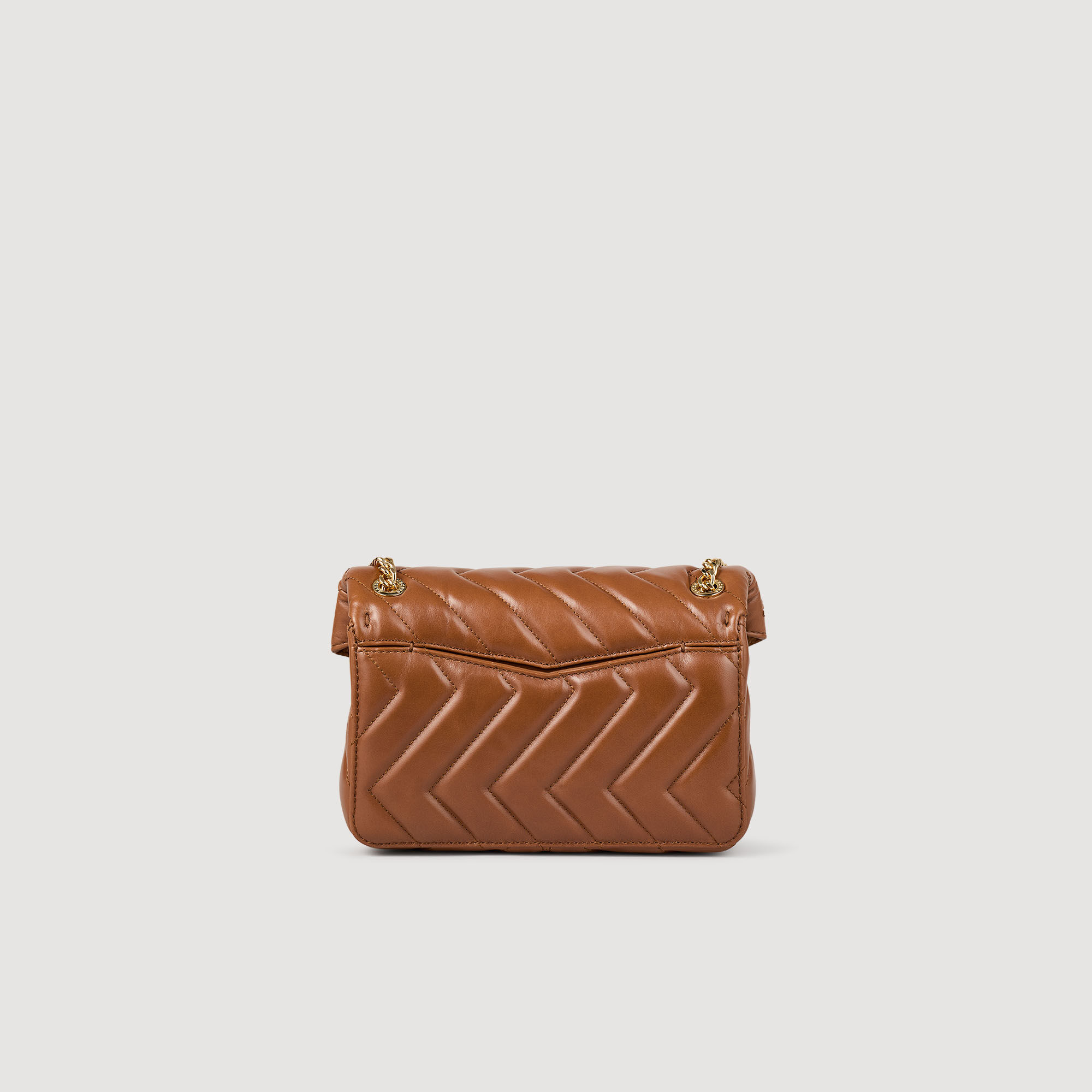 Yza small plain leather bag