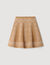 Short skirt with scarf embroidery