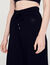 Knitted straight-leg trousers