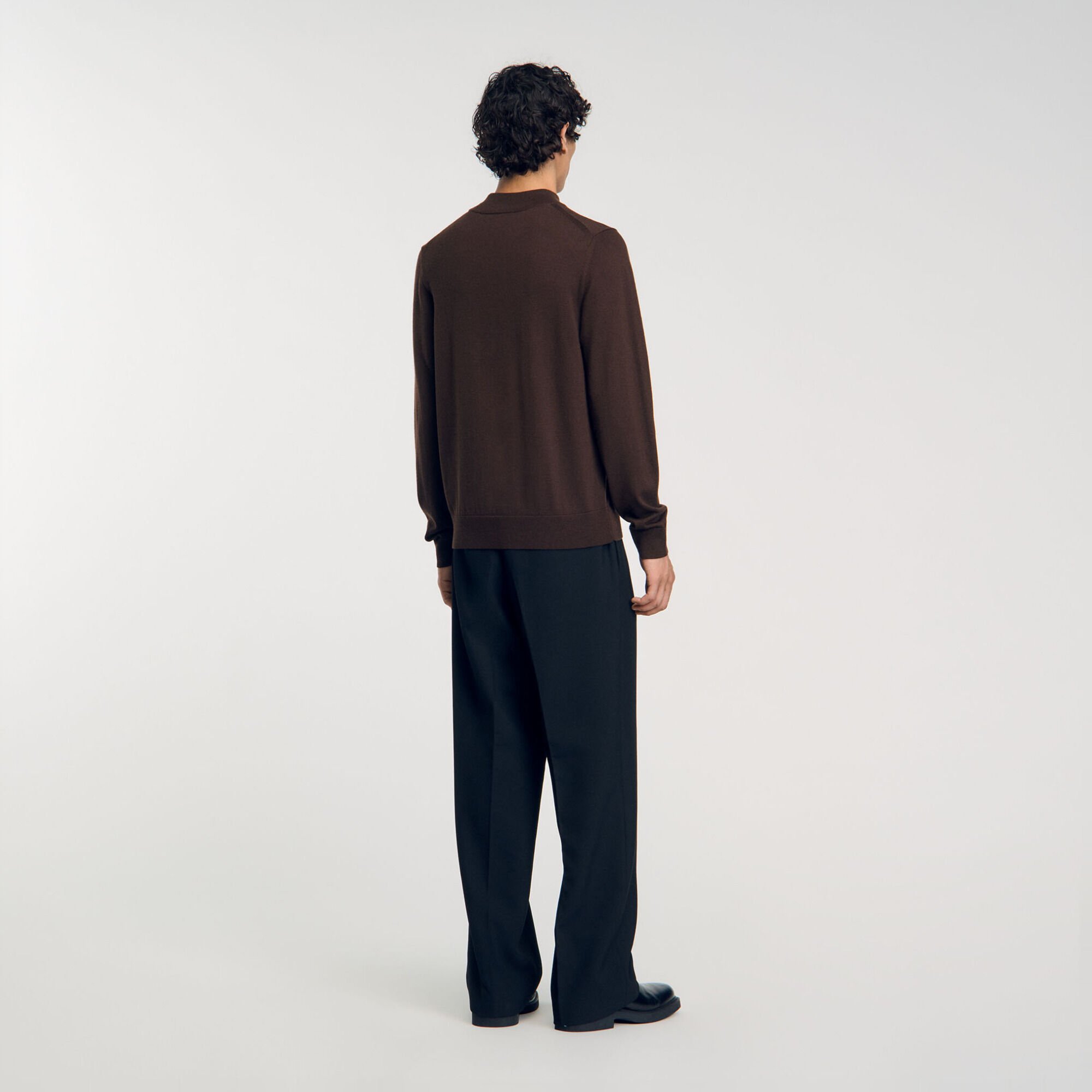 Funnel neck sweater