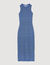 Knit midi dress