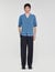 Square Cross motif flowing blouse