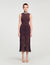 Fringed knit maxi dress