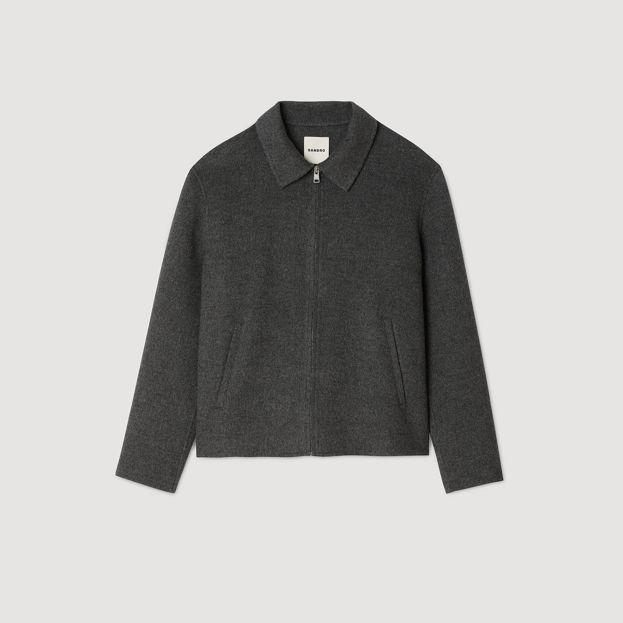 Double-faced wool jacket