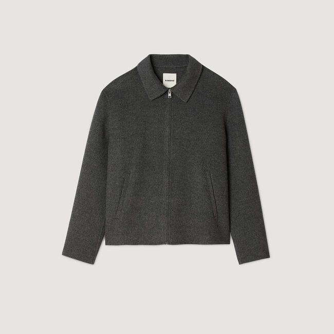Double-faced wool jacket