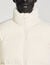 Hooded puffer with high collar