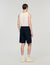 Elasticated waist cotton shorts