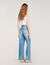 Rhinestone straight-leg jeans