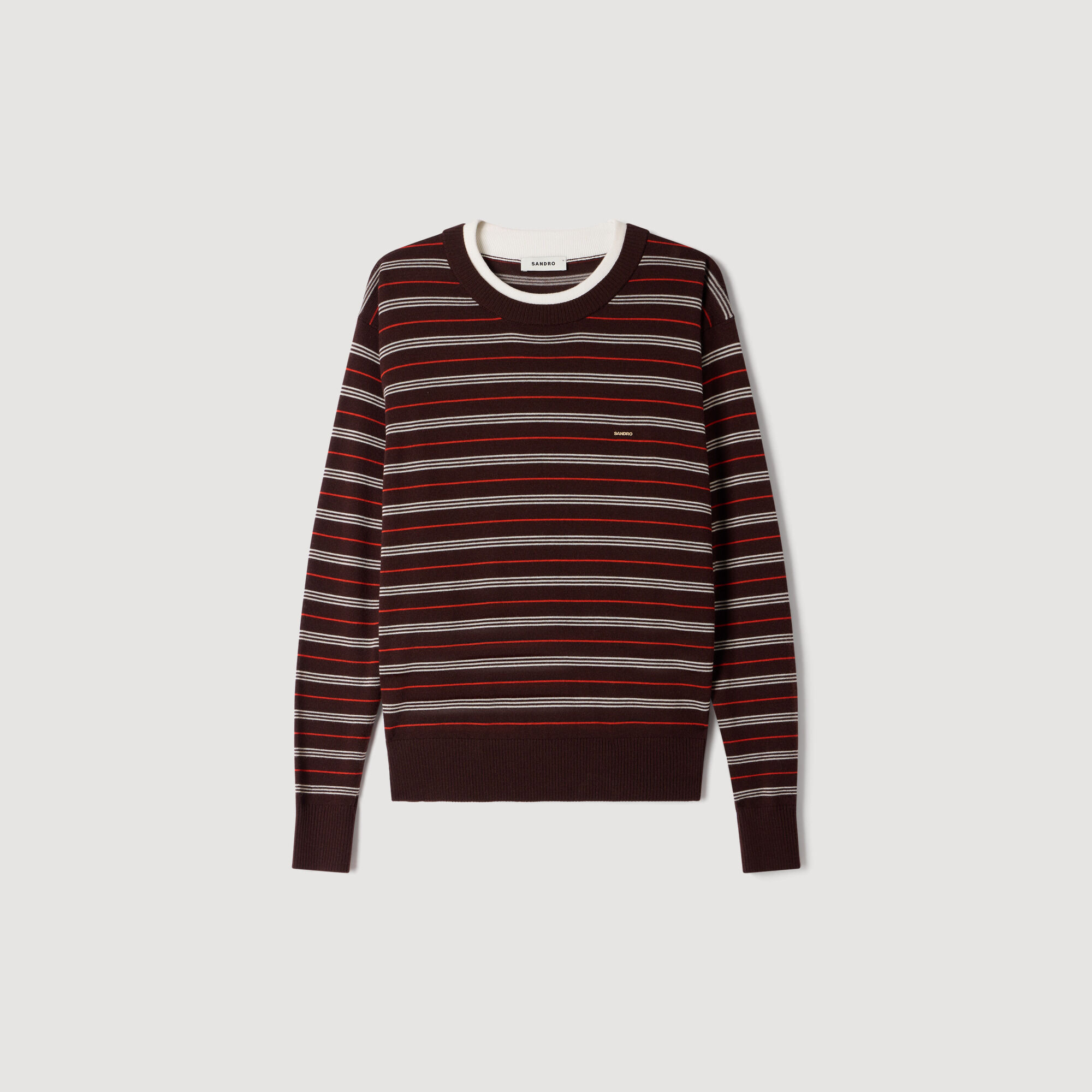 Striped wool jumper