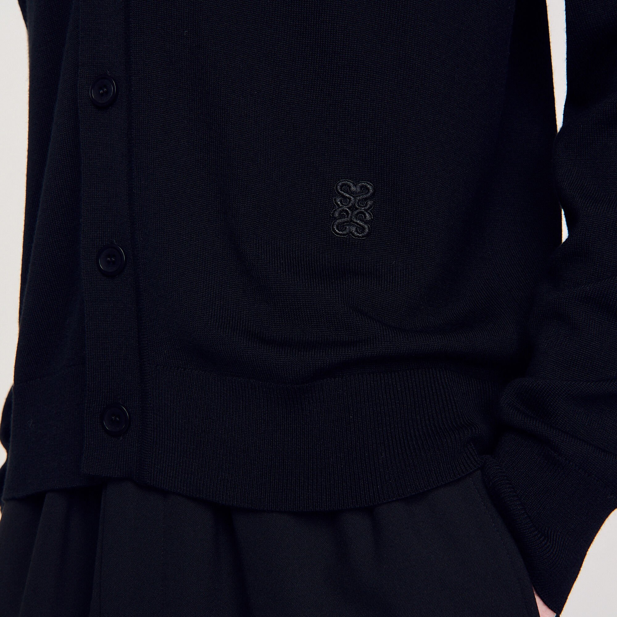 Cardigan en laine