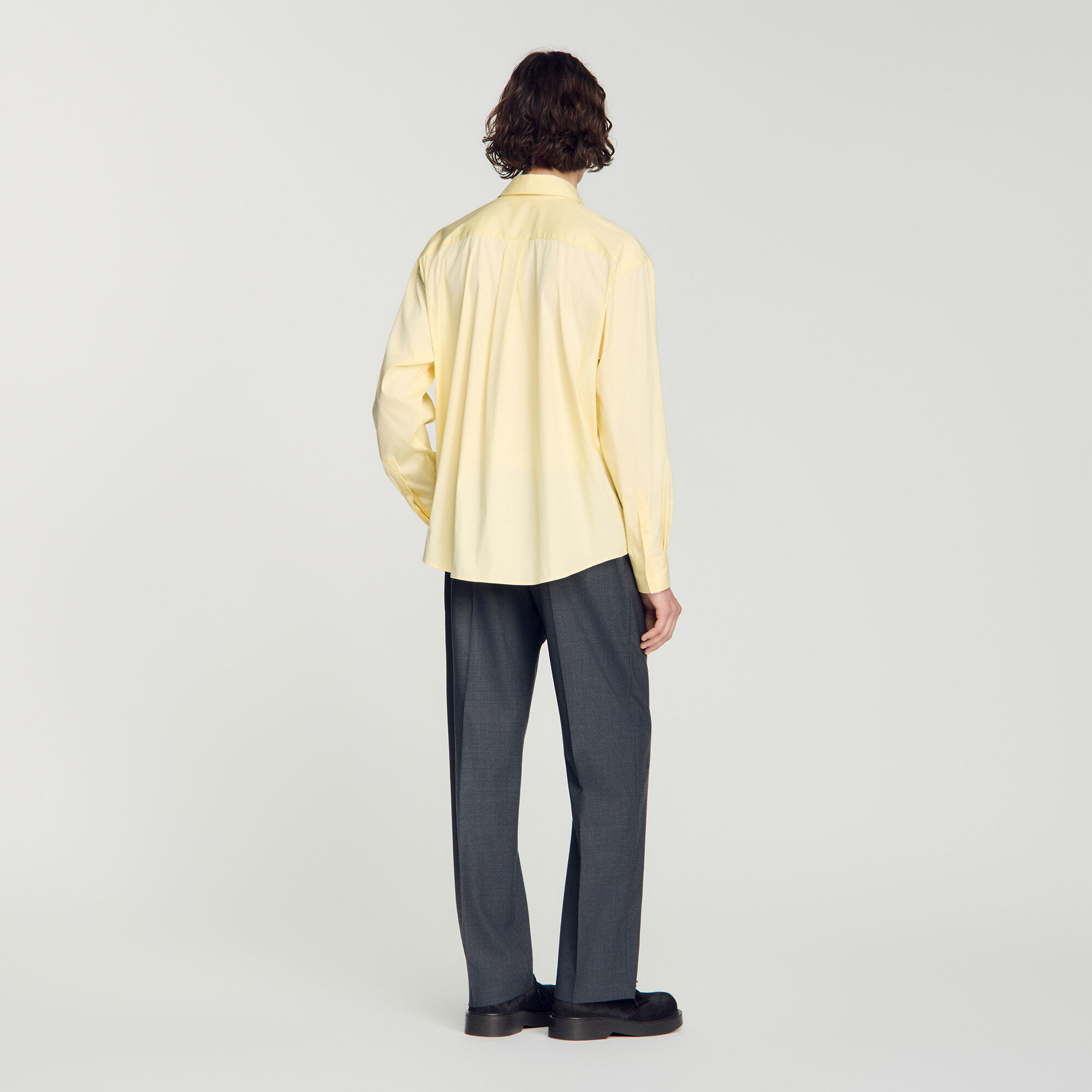 Oversized cotton shirt - Mixte | Sandro