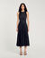 Pleated maxi dress