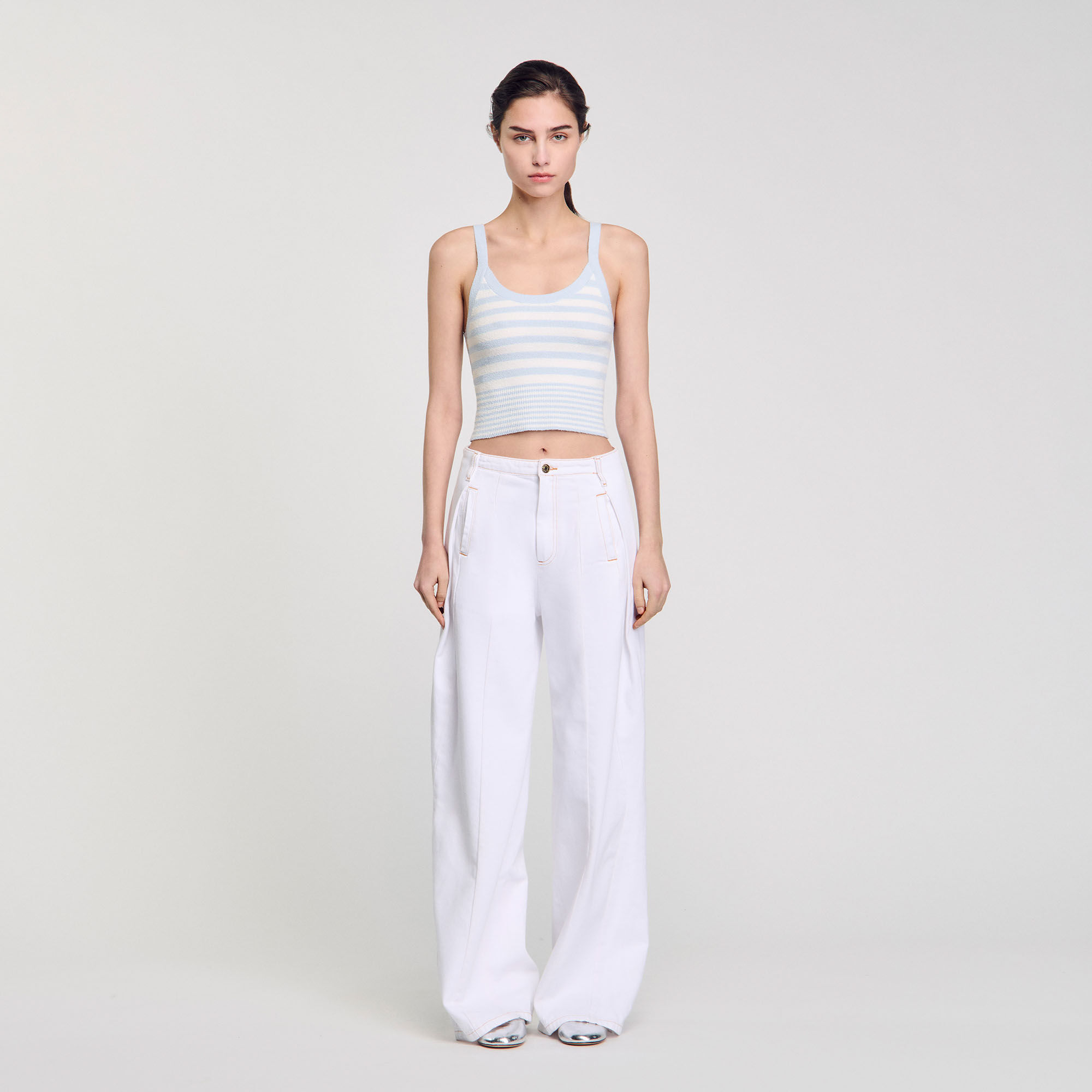 Knit vest top