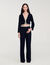 High-waisted tweed trousers