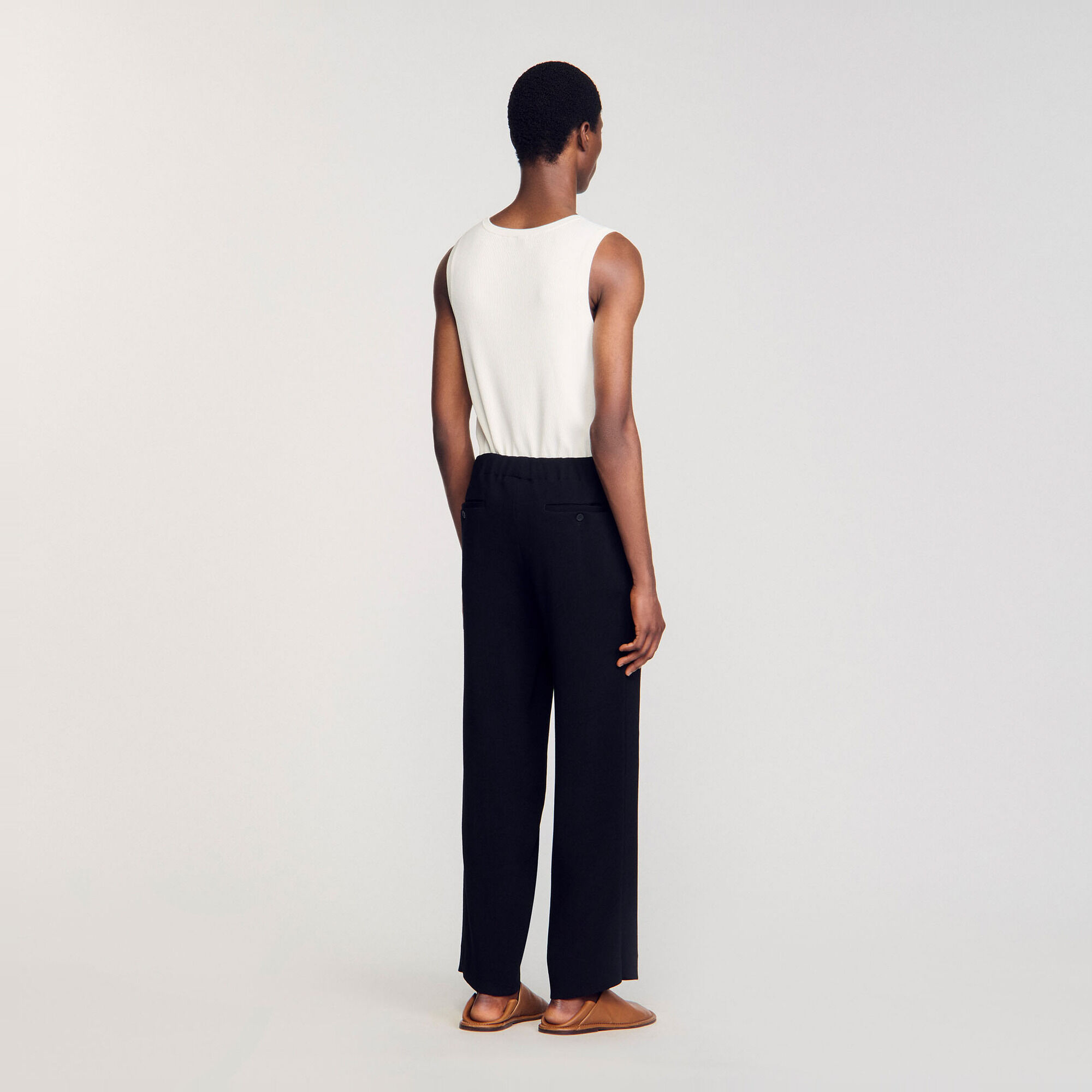 Pleated trousers