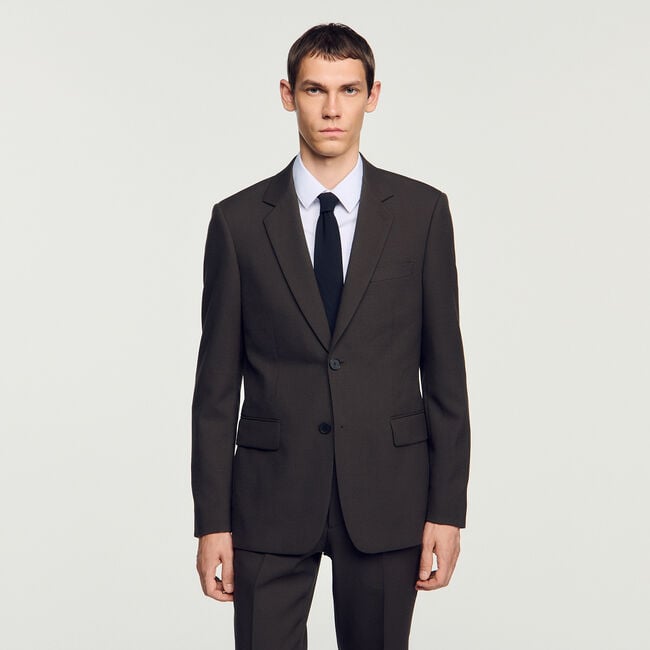 Wool suit jacket - Men | Sandro