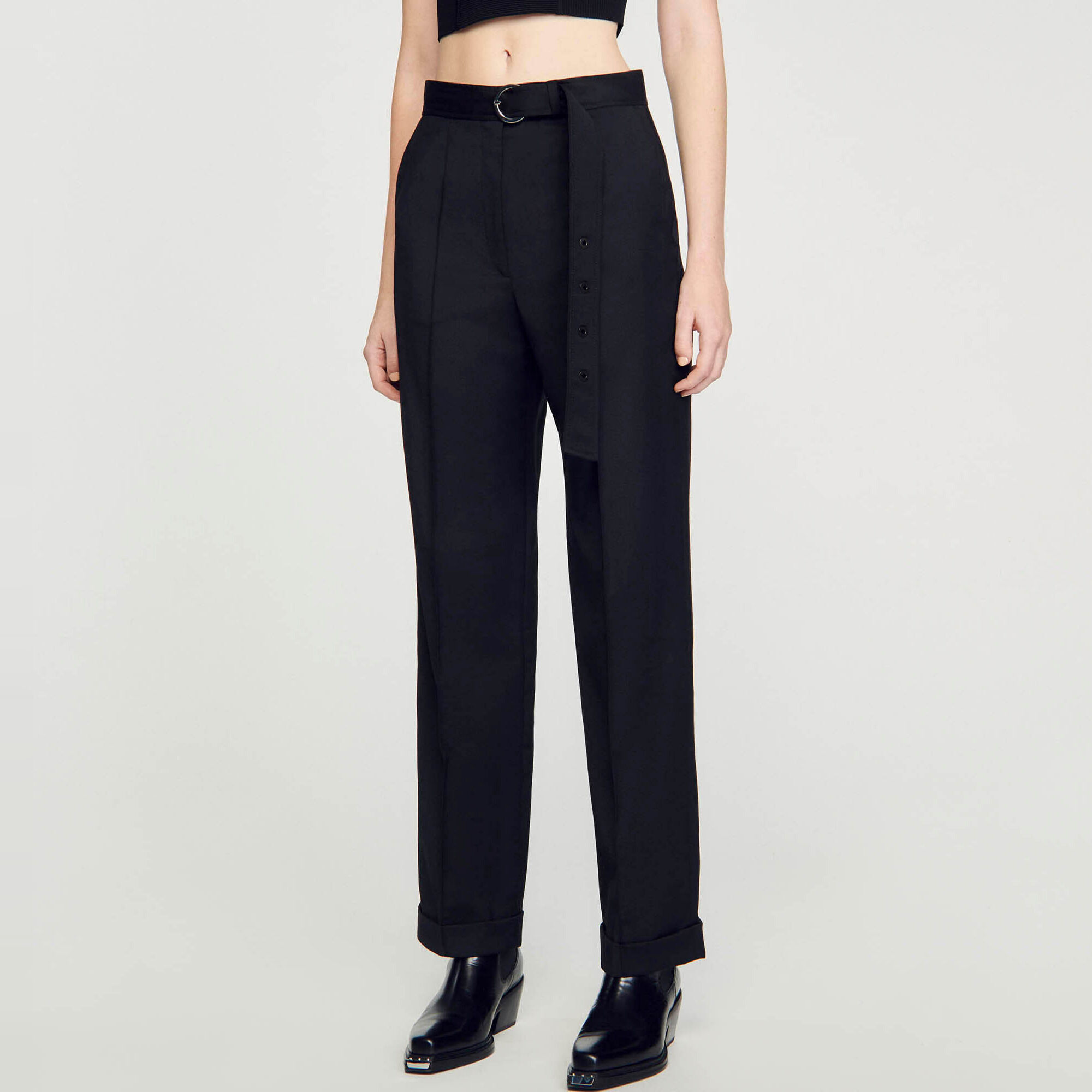 Straight-leg trousers